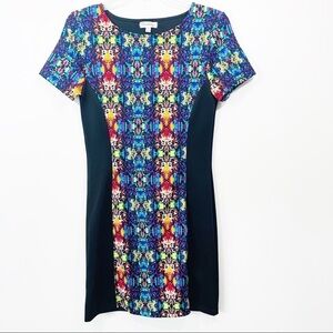 Olsenboye ink blot bright colorful dress